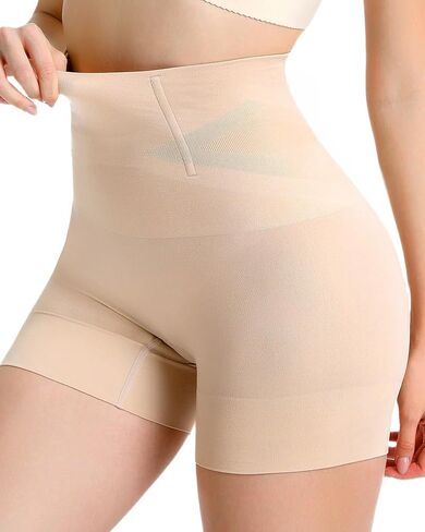 Tummy Control Shapewear for Women, High Waist Body Shaper Shorts, Butt Lifter Thigh Slimmer Seamless Under Dress in Saudi Arabia