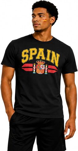 COCO BRANDS Mens Shirts - Short Sleeve Soccer Mens T-Shirts with Countries - Crewneck Summer Graphic Tees for Men in Kuwait