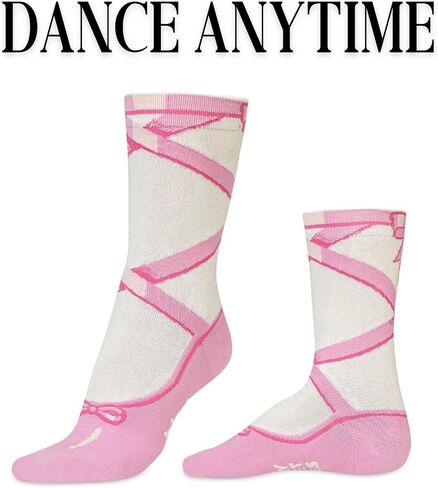 InnoBeta Dance Gifts for Women One Size Crew Sock for Dancer Dance Ballet Lovers on Birthday Christmas in Kuwait