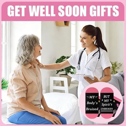 Cancer awareness Socks - Cancer care Gifts for Women Chemotherapy must haves comfort socks for chemo in Saudi Arabia