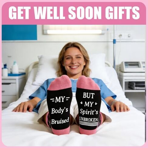 Cancer awareness Socks - Cancer care Gifts for Women Chemotherapy must haves comfort socks for chemo in Saudi Arabia