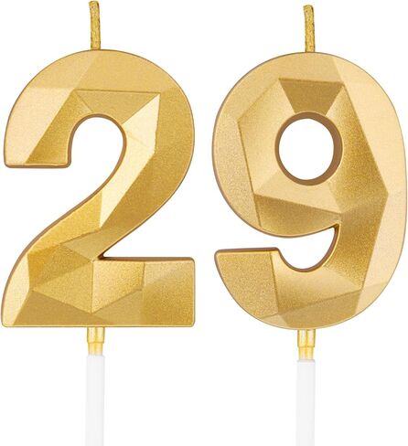15th Black Birthday Candles, 1.96 Inch Number 15 Cake Candles, 3D Diamond Shape Cake Topper Decorations for Boy Girl Women Men Birthday Party Wedding Anniversary Celebration Supplies in Saudi Arabia