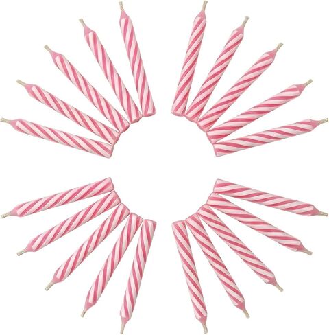 Magic Relighting Birthday Candles Trick Candles, Relight After Blow Out, Party Decorations, Gag Gift, 10 Pack (Pink & Red) in Kuwait