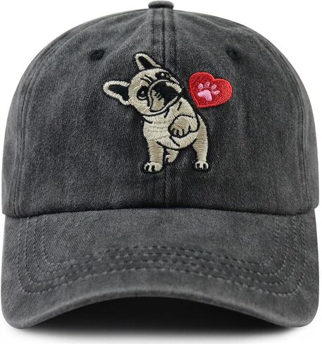 Goyklrb Dog Lover Gifts Hat for Men Women, Funny Adjustable Cotton Embroidered Puppy Pet Baseball Cap in Saudi Arabia