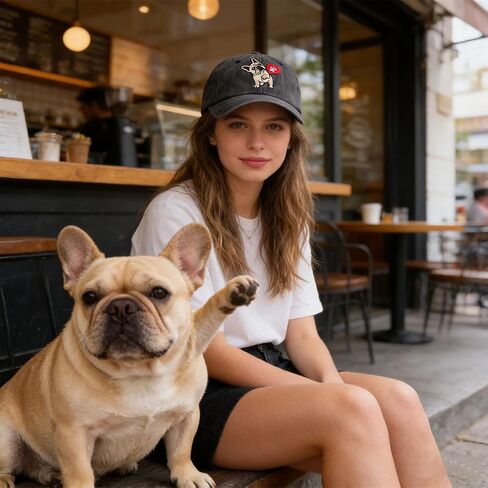 Goyklrb Dog Lover Gifts Hat for Men Women, Funny Adjustable Cotton Embroidered Puppy Pet Baseball Cap in Saudi Arabia