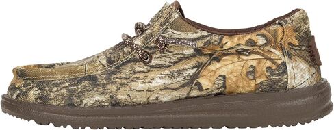 حذاء HEYDUDE للأولاد الشباب Wally Realtree سهل الارتداء | خفيف الوزن سهل الارتداء مع أربطة مرنة in Kuwait