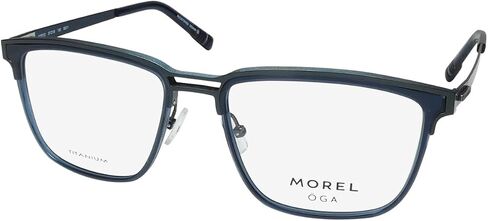 MOREL Oga 10201o إطار نظارة من التيتانيوم/نظارات منتج أصلي مرخص للرجال خالي من الحساسية وخفيف الوزن in Kuwait