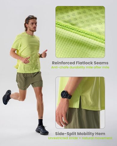 FlipBelt Men's Running Short Sleeve in Kuwait