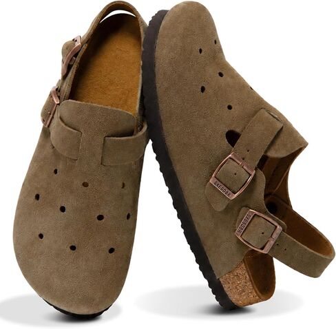 Classic Clog Cork Sandals Women with Arch Support Breathable Summer Comfort Durability in Kuwait