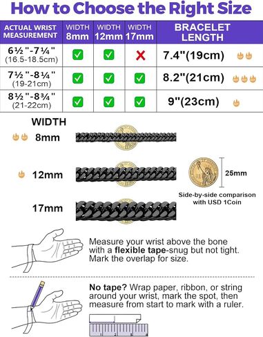 Richsteel Bracelet Gift for Men, Stainless Steel Cuban Link Bracelets for Men, Silver/Black Cuban Chain Wrist Bracelets Fashion Accessories, To My Man Dad Husband Love Him Anniversary Birthday Gifts in Kuwait