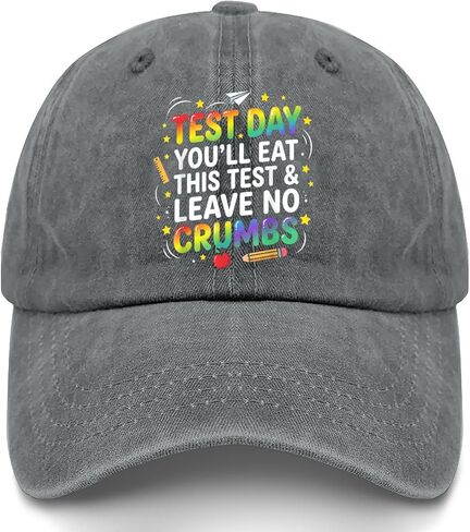 You'll EAT This Test & Leave NO Crumbs. Hats for Girlfriends Aesthetic Washed in Kuwait