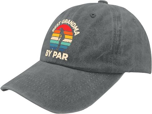 Best Grandma By Pars Hat Camping Cap for Grandpa Light Grey in Kuwait
