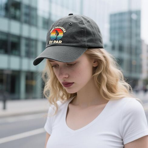 Best Grandma By Pars Hat Camping Cap for Grandpa Light Grey in Kuwait