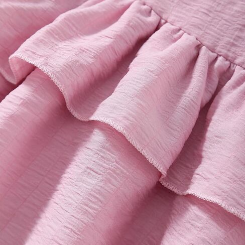 Noubeau Girls Spaghetti Strap Ruffled Swing Dress for Teen Tween Formal Prom Back to School Homecoming Dance Casual in Kuwait