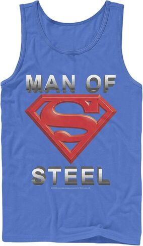 Fifth Sun Men's Superman Man of Steel Beveled Logo Tank Top in Kuwait