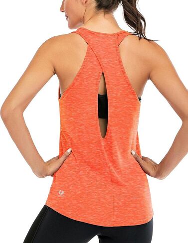 Womens Cross Backless Workout Tops for Women Racerback Tank Open Back Running Tank Tops Muscle Yoga Shirts in Kuwait