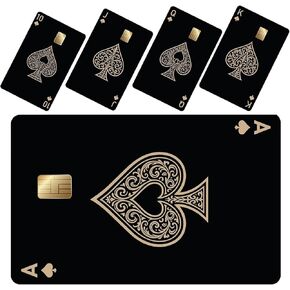 5Pcs Credit Card Skin, Debit Card Skin, Credit Card Sticker Set, Slim Protective Skins for Bank Cards, EBT, Key Cards, Transportation Passes, Stylish Durable Design for Everyday Use in Saudi Arabia