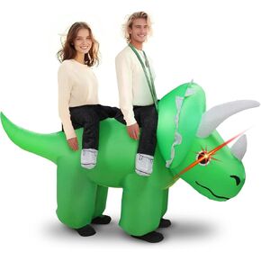 Couples Halloween Costumes for Adults 2025: Blow Up Costumes 2 People Funny Dinosaurs Costumes for Men Women Cosplay in Saudi Arabia