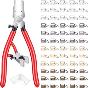 Kifmurase 60PCS Key Fob Hardware Set, 1 Inch 4 Color Keychain Hardware for Wristlet Key Lanyard Clamp Hardwares Supplies in Kuwait