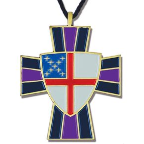 450 Episcopal Shield 2 1/4" Bronze Pendant in Saudi Arabia