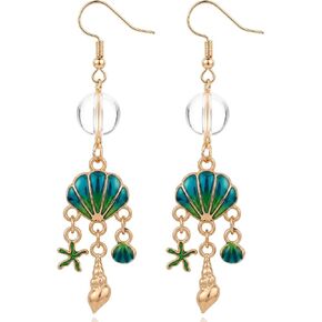 Jellyfish Dangle Drop Earrings for Women,Charm Beach Earrings,Hawaiian Vacation Music Festival Accessories, Birthday Anniversary Holiday Gifts for Women in Saudi Arabia