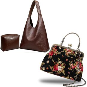 Vintage Purse PU Leather Hobo Purses For women in Saudi Arabia