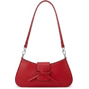 Shoulder Bag for Women Y2K Bow Purse Hobo Handbag with Comfortable Strap, Vegan Leather Clutch Bag for Date Night Party Daily in Kuwait