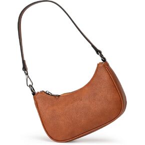 Alldaily Small Shoulder Bag for Women, Vegan Leather Mini Crescent Hobo Purse, Lightweight Cute Handbag for Going Out in Saudi Arabia