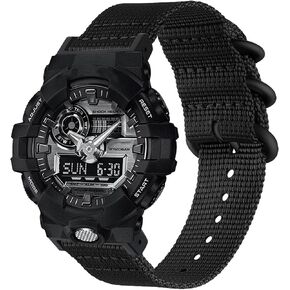 Canvas Strap Compatible with Casio G-Shock GA100/GA-100/GA-120/GA110/GD-120/ GD-100 Men's Watch Band Sport Waterproof Replacement Bracelet in Saudi Arabia