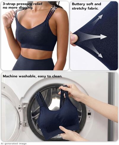 FITTIN Coverage Sports Bras for Large-Bust: Zero Spillage Comfort for Yoga Pilates - Stay-in-Place Fit - for Women A-D Cups in Saudi Arabia