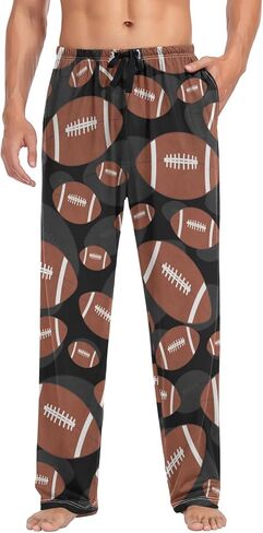Aflyko Fun Men's Pajama Pants with Pockets Loose Lounge Sleepwear in Saudi Arabia