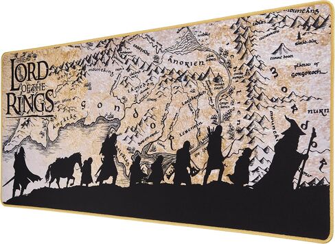 SUBSONIC - Lord of The Ring XXL Mouse Pad 90 MMS x 40 MMS - Non-Slip Gaming Mousepad - Official License in Kuwait