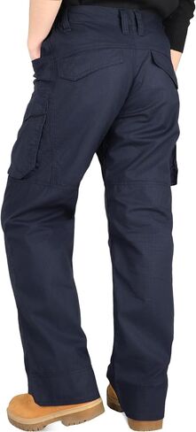 BOCOMAL Men's Stretch Tactical FR Cargo Pants Relaxed Boot Cut Lightweight Ripstop Water & Flame Resistant Work Hiking Pant in Kuwait
