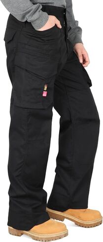 BOCOMAL Men's Stretch Tactical FR Cargo Pants Relaxed Boot Cut Lightweight Ripstop Water & Flame Resistant Work Hiking Pant in Kuwait