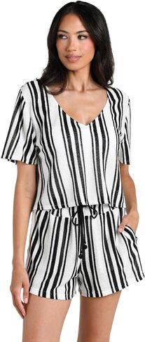 La Blanca Women's Short Sleeve Swimsuit Cover Up Top in Kuwait