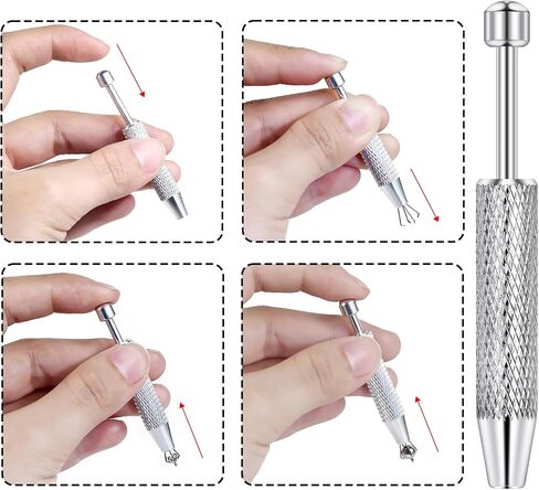 Medusa Piercing Jewelry Stainless Steel Labret Stud Monroe Lip Ring for Tragus Conch Cartilage Helix Earrings Bar Length 6mm 8mm 10mm 12mm Plus Piercing Ball Grabber Tool in Saudi Arabia