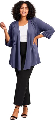Avenue Women's Plus Size Cascade Jacket in Kuwait