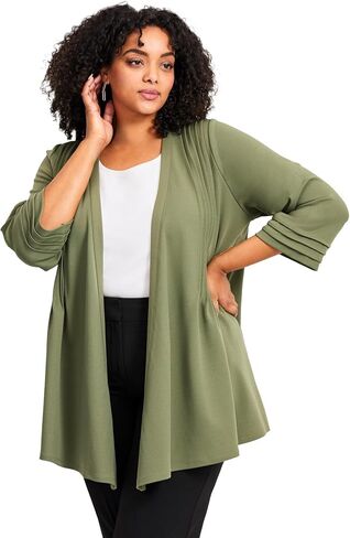 Avenue Women's Plus Size Cascade Jacket in Kuwait