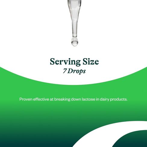 Seeking Health Lactase Drops - Liquid Supplement with Dairy Intolerance - Support for Digestion - Lactase Enzyme Supplement - 0.50 Fl oz, 52 Servings in Saudi Arabia