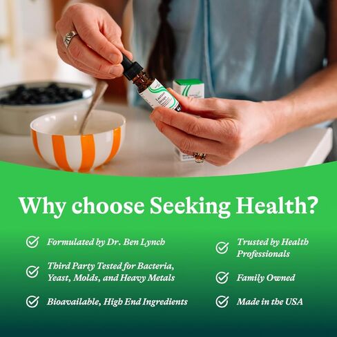 Seeking Health Lactase Drops - Liquid Supplement with Dairy Intolerance - Support for Digestion - Lactase Enzyme Supplement - 0.50 Fl oz, 52 Servings in Saudi Arabia