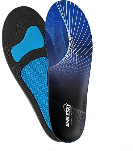 Orders My SMILESKY Men's Work Insoles All-Day Superior Comfort with Massaging Gel Technology, Relieves Tired Achy Feet & Legs, Trim to Fit Inserts for Work Boots Placed Recently by Me in Saudi Arabia
