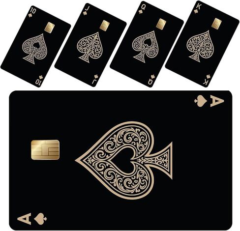 5Pcs Credit Card Skin, Debit Card Skin, Credit Card Sticker Set, Slim Protective Skins for Bank Cards, EBT, Key Cards, Transportation Passes, Stylish Durable Design for Everyday Use in Saudi Arabia