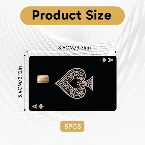 5Pcs Credit Card Skin, Debit Card Skin, Credit Card Sticker Set, Slim Protective Skins for Bank Cards, EBT, Key Cards, Transportation Passes, Stylish Durable Design for Everyday Use in Saudi Arabia