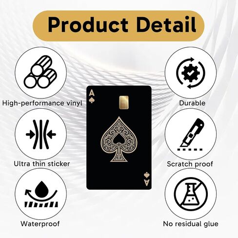 5Pcs Credit Card Skin, Debit Card Skin, Credit Card Sticker Set, Slim Protective Skins for Bank Cards, EBT, Key Cards, Transportation Passes, Stylish Durable Design for Everyday Use in Saudi Arabia