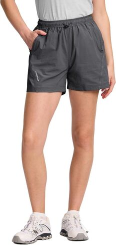 Pioneer Camp Women's 5" Hiking Shorts Water Resistant Quick Dry Lightweight Running Shorts Pockets for Summer Outdoor in Kuwait