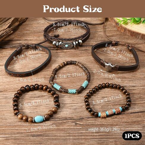 Turquoise Western Jewelry for Women Western Cowboy Bohemian Turquoise Bracelet Stackable Cow Head Charm Rustic Country Beaded Stretch Beads Jewelry Accessorie Set in Saudi Arabia