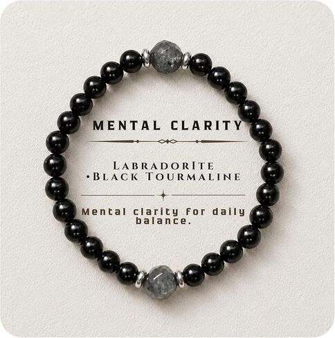 BEMELO Obsidian Guard Bracelet – Obsidian & Black Tourmaline 4mm Manifestation & Protection Natural Stone Beaded Stretch Bracelet for Men & Women in Saudi Arabia