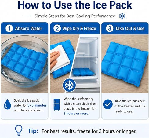 WORLD-BIO Cooling Vest with Reusable Ice Packs, Adjustable Cold Vest for Men & Women, Ice Vest for Hot Weather Outdoor in Saudi Arabia
