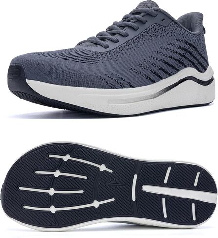 MAFEKE Mens Wide Toe Box Walking Shoes Orthotic Running Sneakers Arch Support Tennis Athletic Shoes for Plantar Fasciitis Bunions US 8-13 in Kuwait