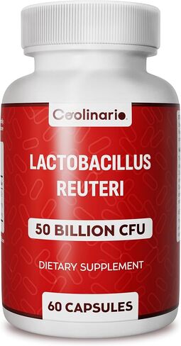 Coolinario L reuteri Probiotics 50B CFU, Lactobacillus reuteri 60 Veg. Caps | Supplement for Digestive Health, Multi-Layer Encapsulation Technology, 1 Daily Capsule, 2 Month Supply (1-Pack) in Saudi Arabia